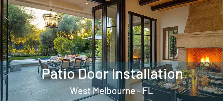 Patio Door Installation West Melbourne - FL