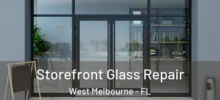 Storefront Glass Repair West Melbourne - FL