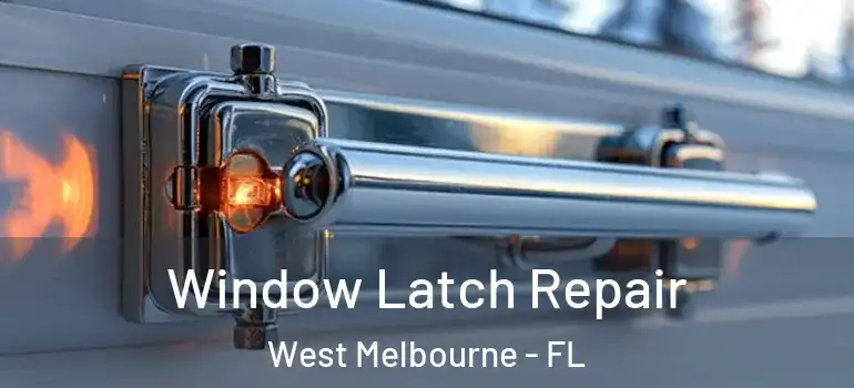 Window Latch Repair West Melbourne - FL